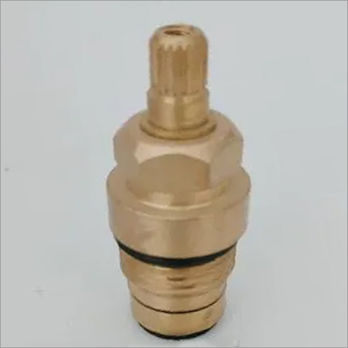 Plumber Nectar Type Spindle - Brass Material, 15 mm Size | Durable and Reliable Water Flow Control