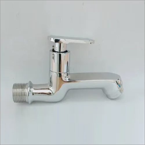 Silver Brass Long Body Bib Cock