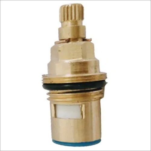 Brass Tap Spindle - Brass Construction , Golden Color for Bathroom Fittings