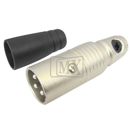 MX XLR कैनन प्रकार पुरुष स्क्रू के साथ