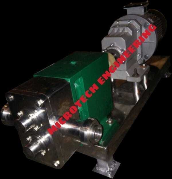 Tri Lobe Pump - Stainless Steel, 125mm Caliber, High Pressure | Self Priming, Flooded Suction, Electric Rotary Gear Pump, Electro Polish Finish, Max Suction 150mm, Flow Rate 100 Lph To 100000 Lph, Mechanical Seal