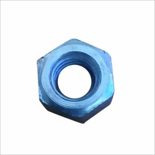 M7 Mild Steel Hex Nut - Galvanized, Corrosion Resistant, Silver Finish, 440 MPa Tensile Strength, Industrial Use