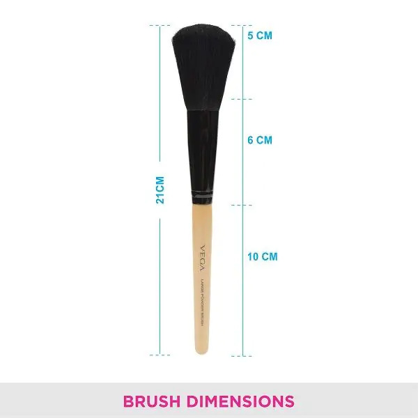 Powder Brush - Superior Quality Hair Black Color | For General Use Long Lasting Effects No Harmful Effects