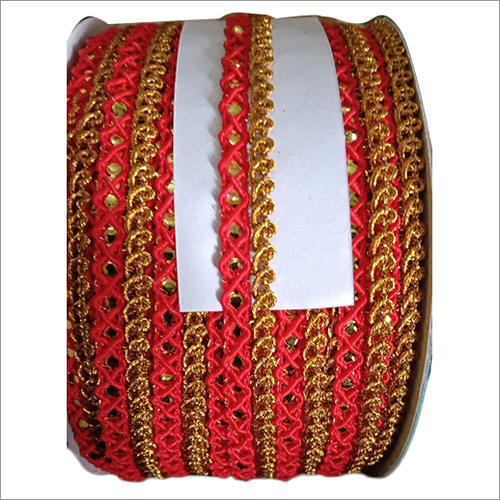 Designer Lace - Cotton Material, Reversible Design, Printed Pattern, Various Colors Available | Exquisite Craftsmanship For Elegant Fabric Adornments