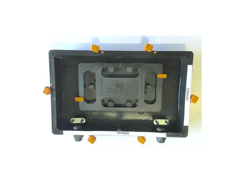 Big Box - Pvc Plastic | Dimensions: 255x150x30 Mm, Available In 2-3-4 Ways, Suitable For 1550 Nm, Compatible With Pg-9 Connector, Black Color