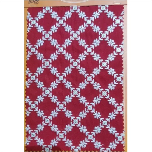 विभिन्न उपलब्ध 44 इंच एम्ब्रायडरी जैक्वार्ड फैब्रिक