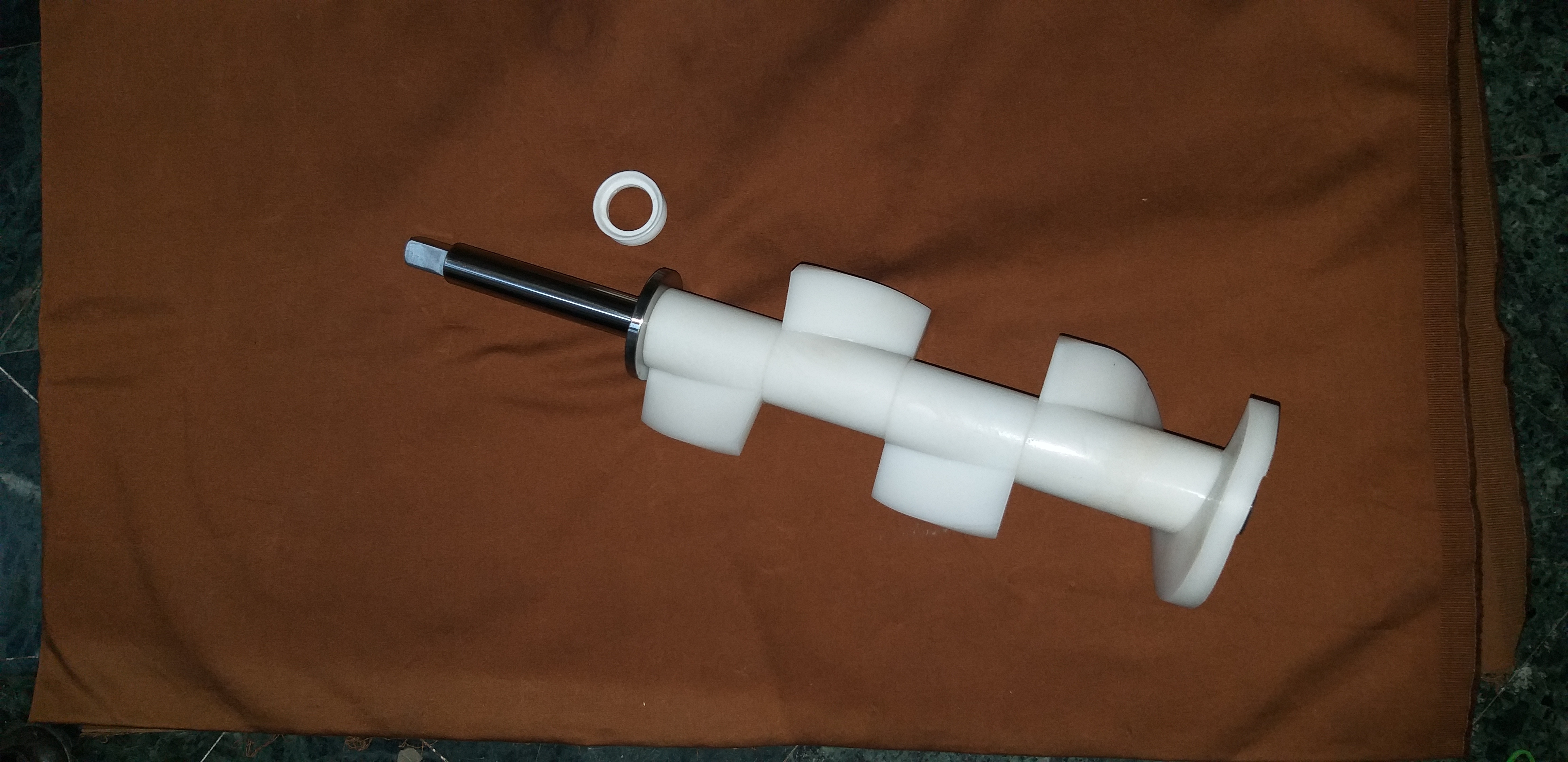 Frozen Yogurt Machine Plastic Beater Set - Color: White