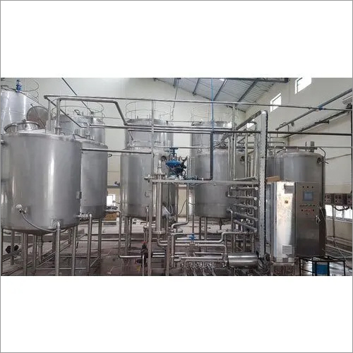 सिल्वर सेमी-ऑटोमैटिक मिनी डेयरी प्लांट