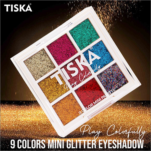 9 Colors Mini Glitter Eye Shadow - Waterproof Formula , Super Smooth Blend & Shimmer Shades for a Natural Glow, Safe & Toxin-Free