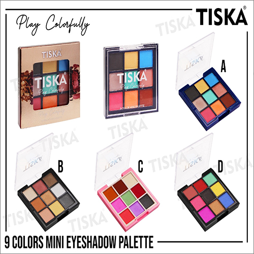 Waterproof 9 Colors Mini Eye Shadow Palette