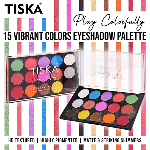 Waterproof 15 Vibrant Colors Eye Shadow Palette