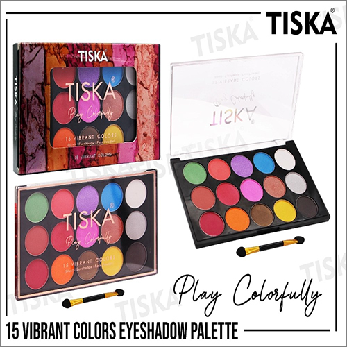 Waterproof 15 Vibrant Colors Eye Shadow Palette