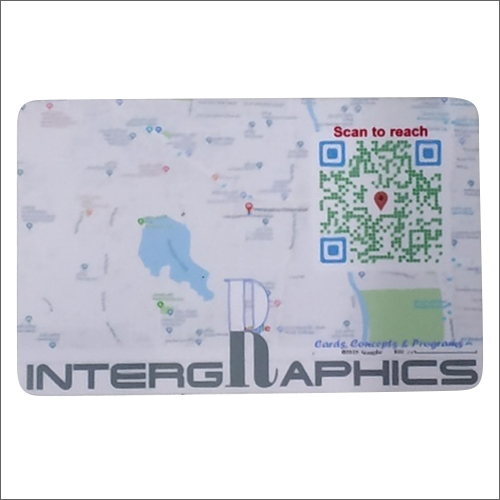 Pvc Qr Code Visiting Card - Double-sided Waterproof