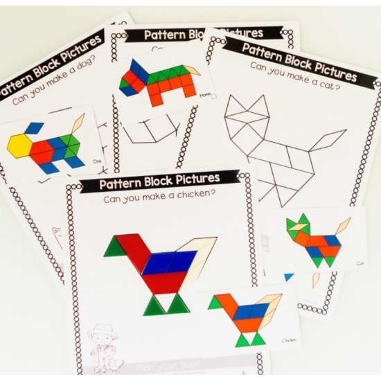 Animals Pattern Making Kit - 9x12 Inches | White Color Enhance Cognitive Skills Through Nature-inspired Designs