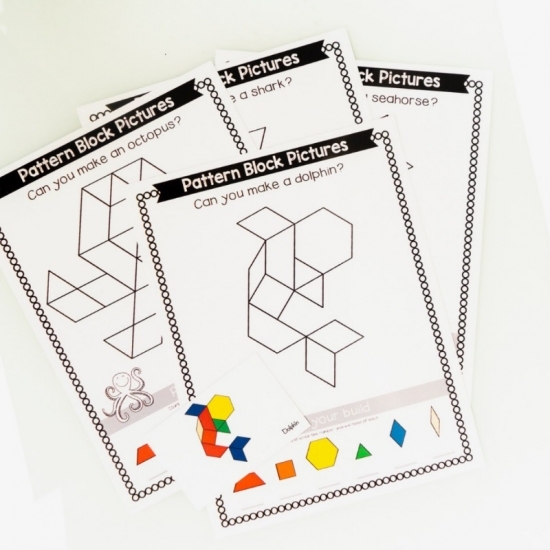 Animals Pattern Making Kit - 9x12 Inches | White Color Enhance Cognitive Skills Through Nature-inspired Designs