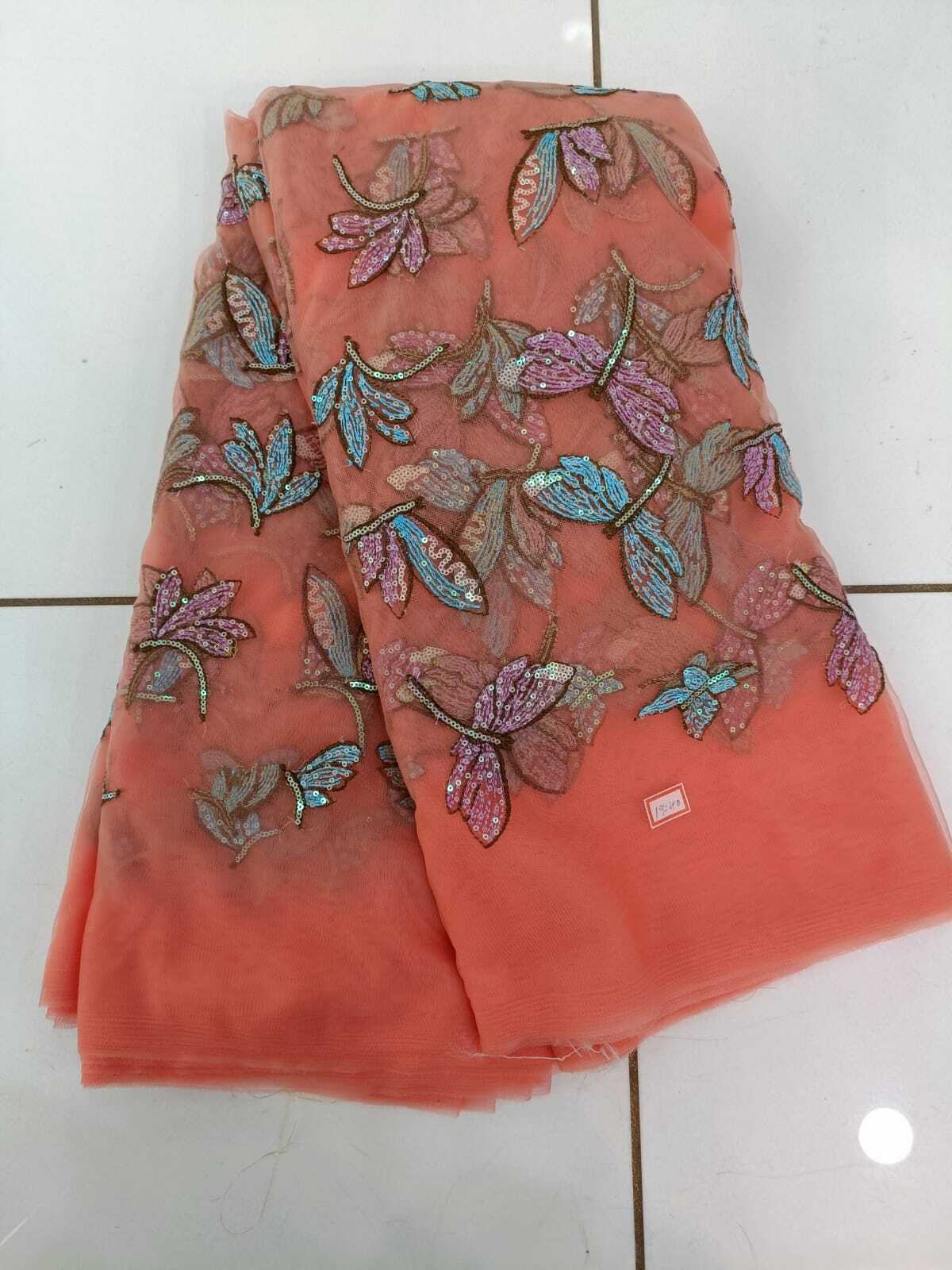 Net Heavy Embroidery - Color: Multicolor