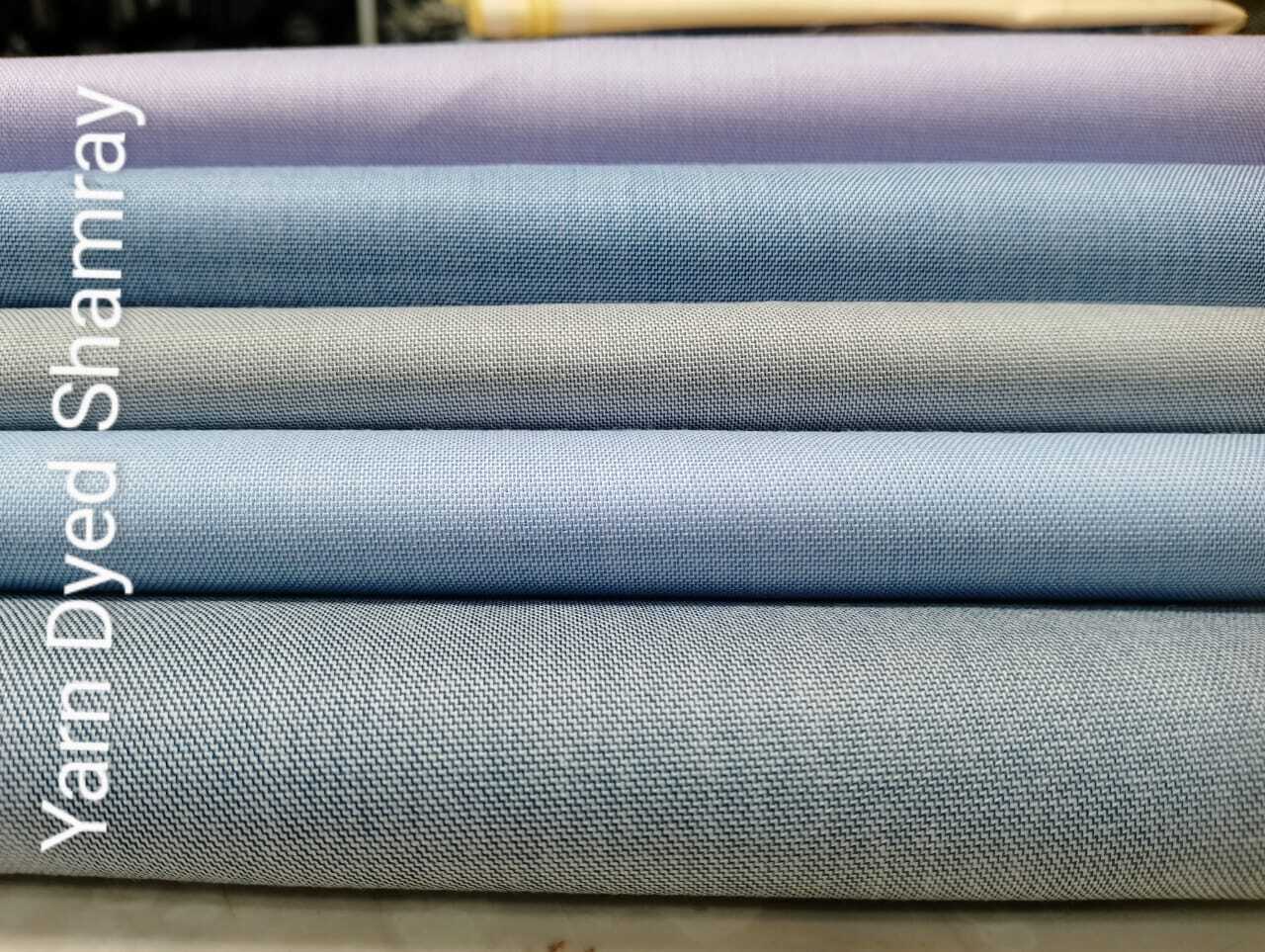 Washable Chambray Shirting Fabric