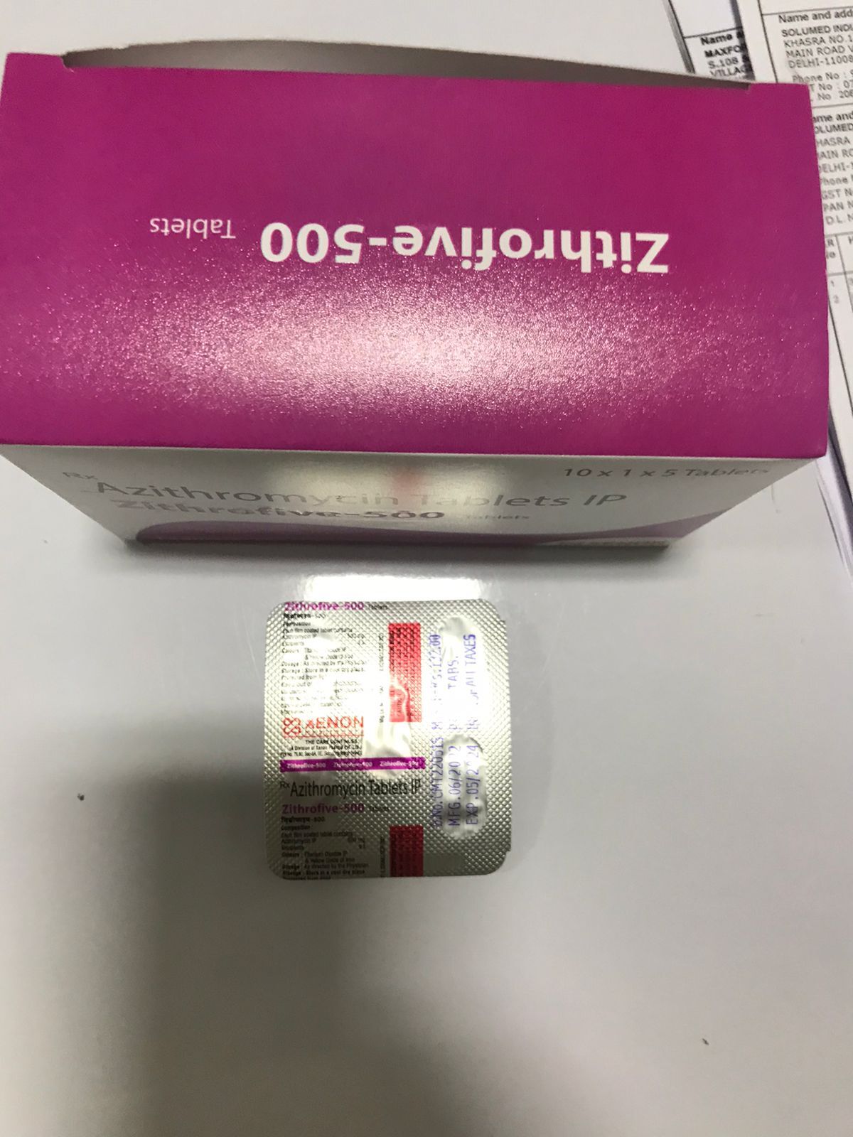 Azithromycin Tablets Ip - For Effective Treatment Of Bacterial Infections | Dosage As Per Doctor, Store In Dry Place