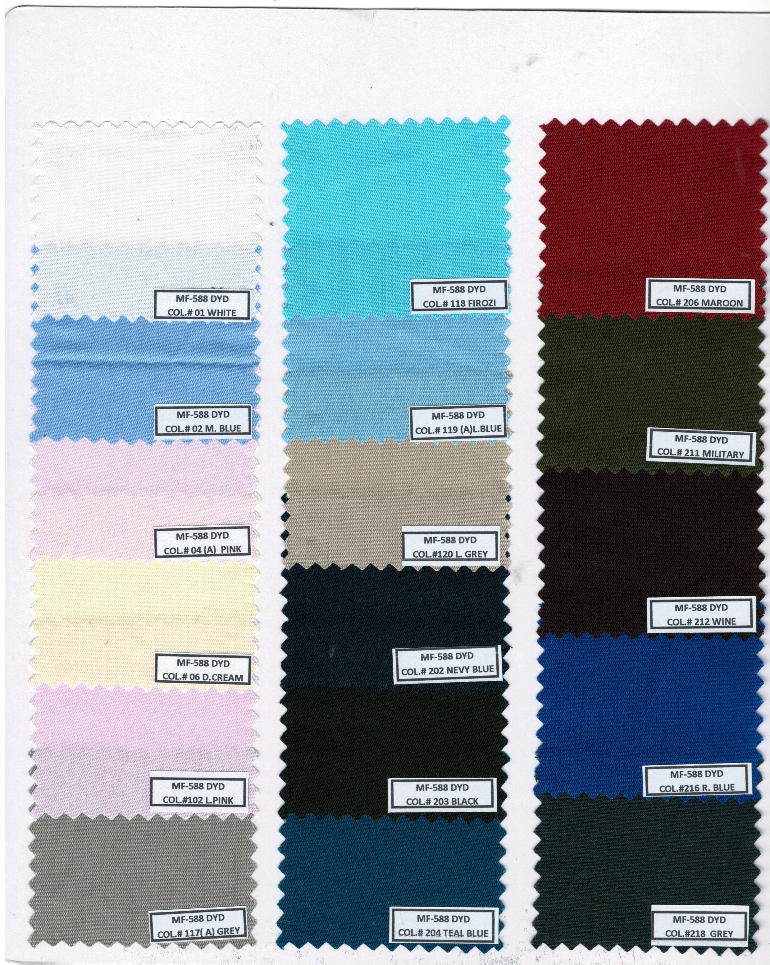 Washable Solid Plain Dyed Shirting Fabric