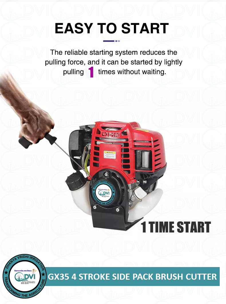 35cc Side Pack Brush Cutter - Material: Metal
