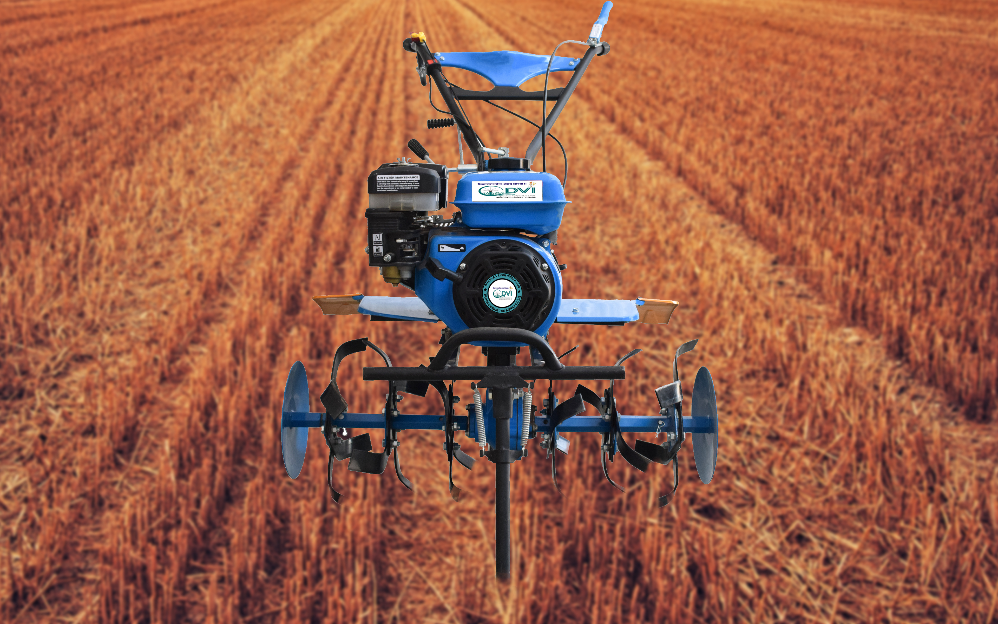 7hp Power Tiller Capacity: 100 Kg/hr