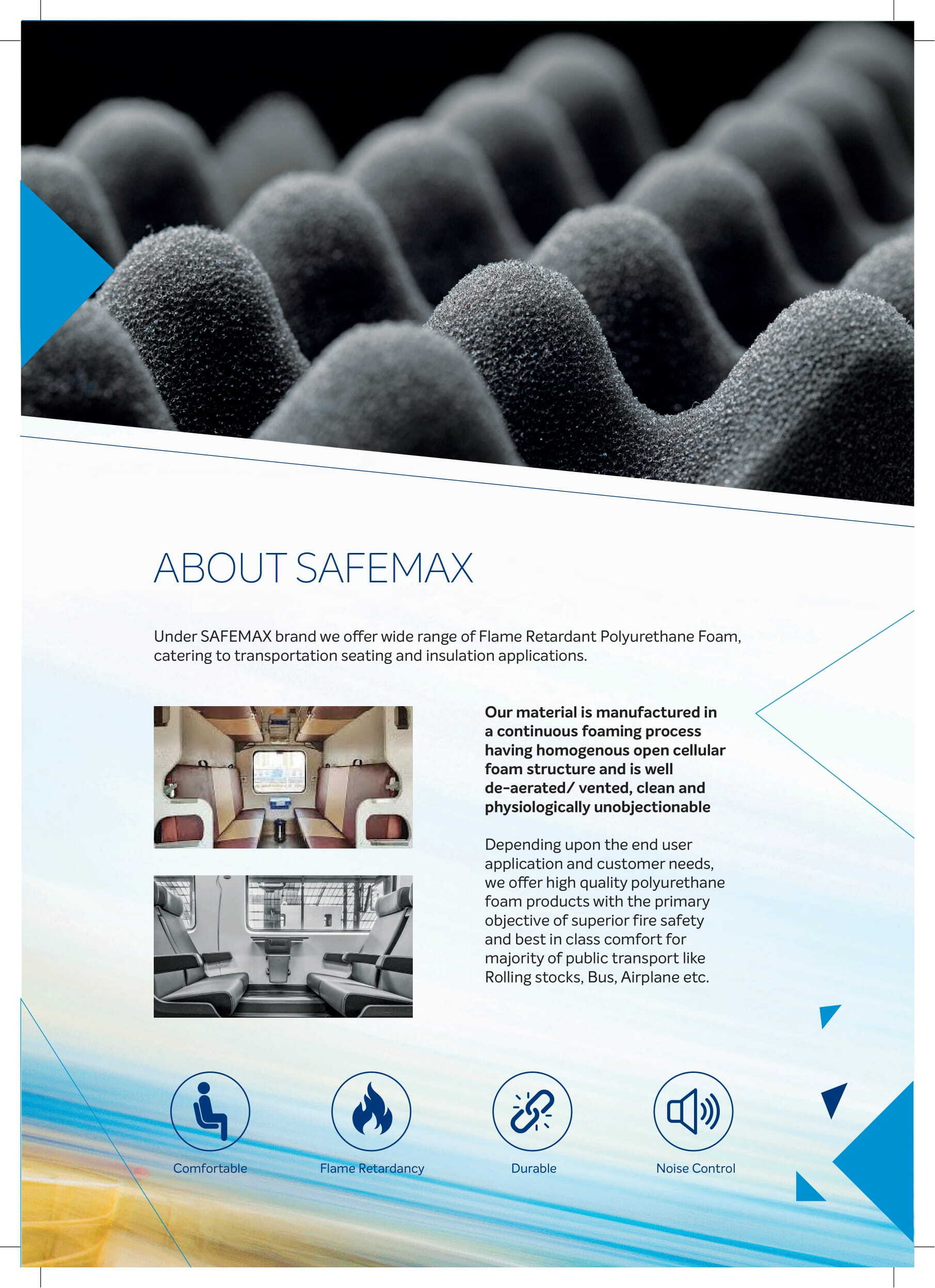 Pu Foam For Railways Application: Home Textile