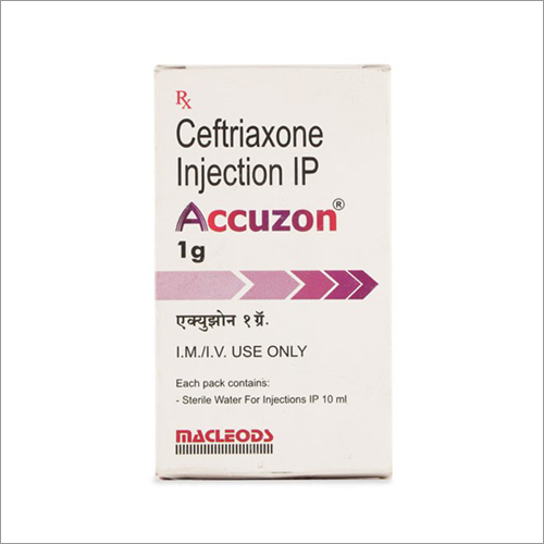 Liquid 1 Gm Ceftriaxone Injection Ip