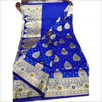 Blue Minakari Banarasi Saree