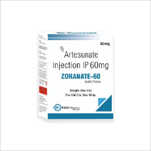 Zoranete 60 Injection - Artesunate 60 MG | Antiparasitic Injection for Adults, Women, and Elderly, Prescription Required