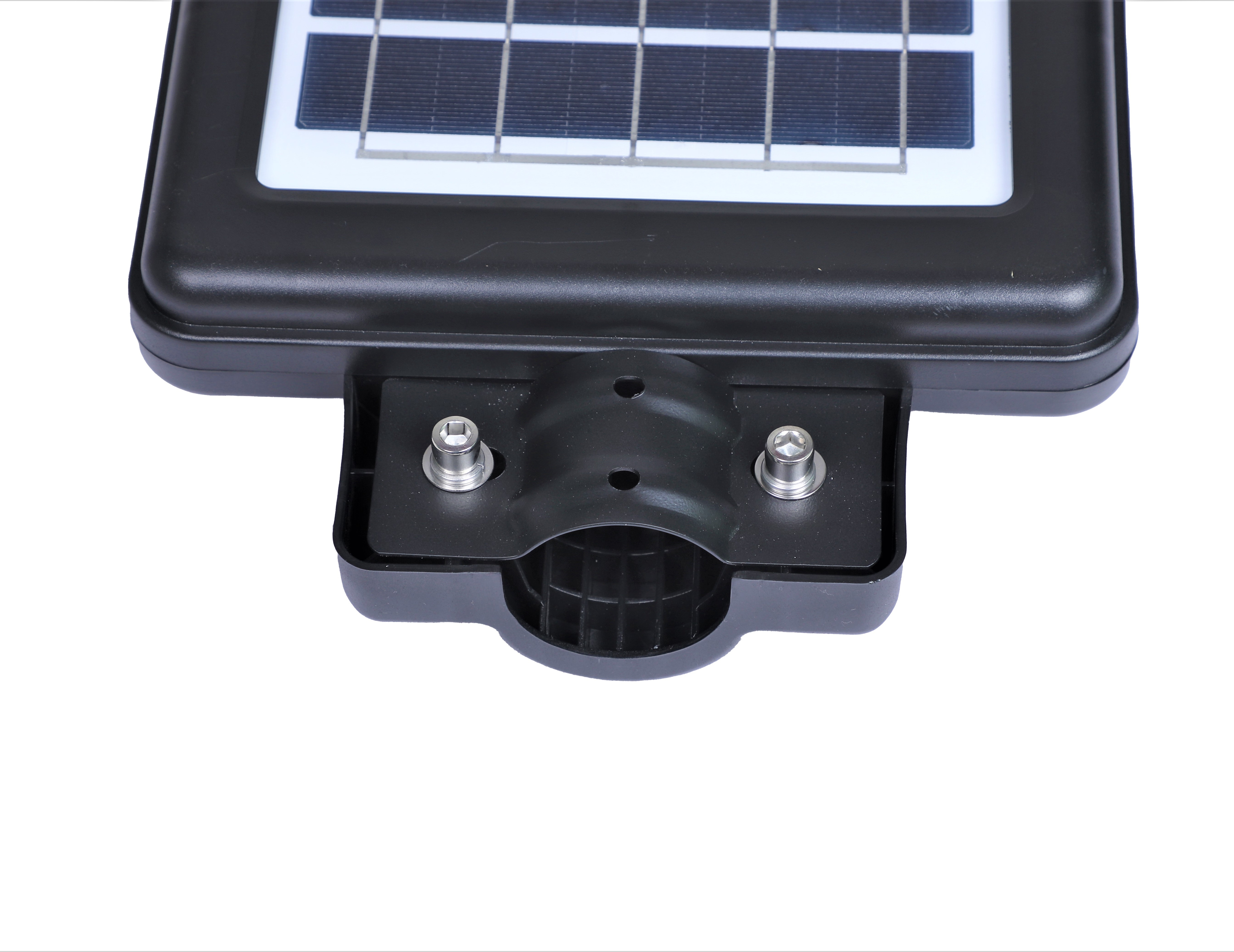 Black Fos Solar Led Street Light 60w With Remote Control And Programmable Motion Sensor - Cool White