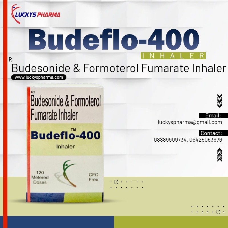 Budeflo 400 Inhaler - Combination Therapy For Asthma And Copd Relief | Eases Breathing, Reduces Inflammation, Maintains Airway Patency