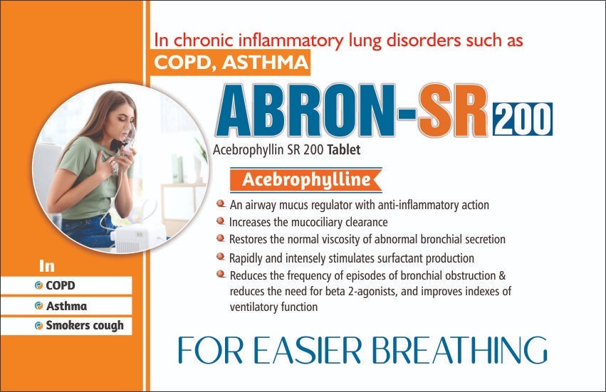 Acebrophylline Sr 200 Tablet General Medicines