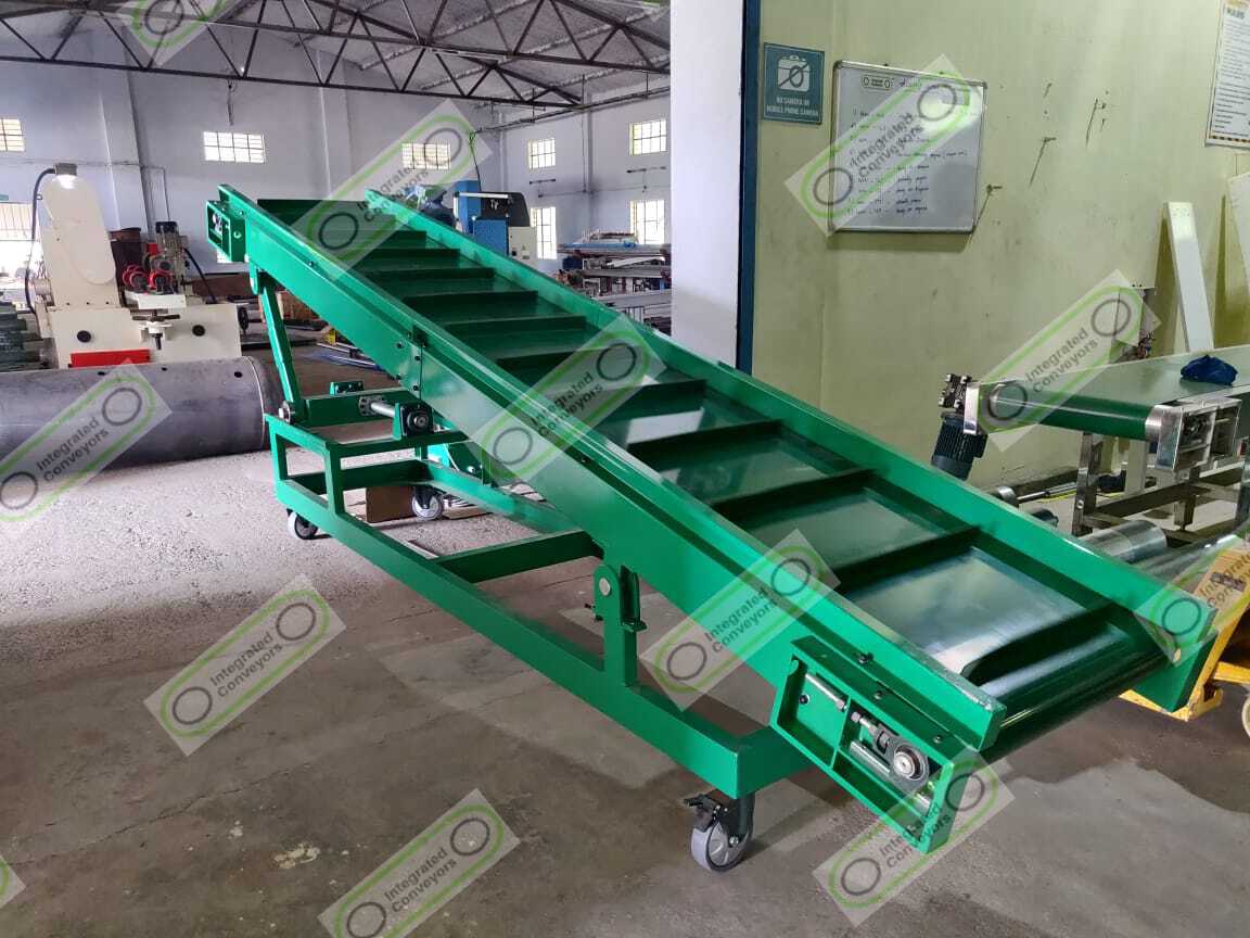 Green Truck Loading Conveyors
