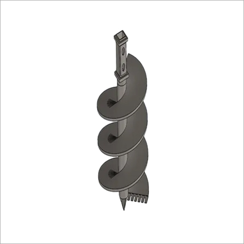 Conveyor Soil Auger - Steel Material, 150 Mm Capacity | Automatic Operation, Black Color, Heat Resistant, Live Powered Roller Structure, 2-year Warranty, Lightweight Design (10 Kg)