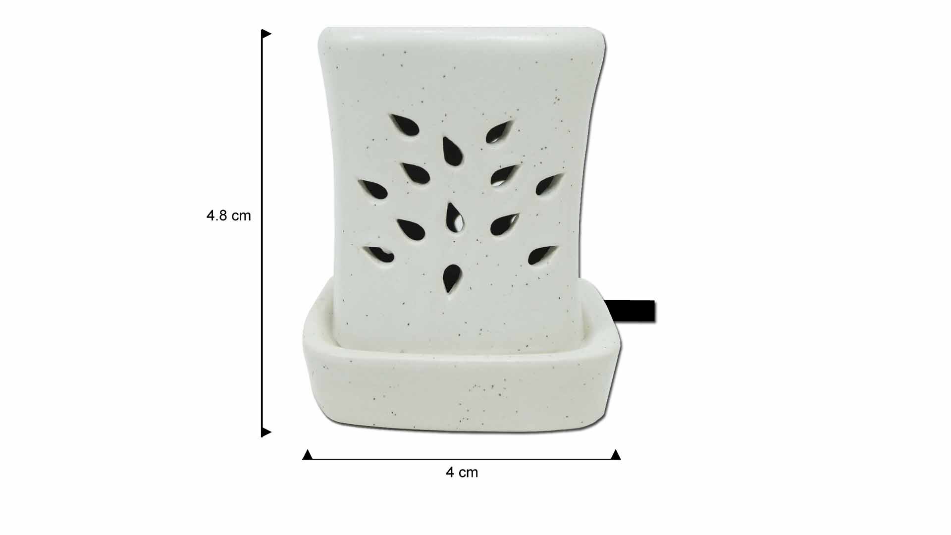 Asian Aura Ceramic Aromatic Oil Diffuser With 2 Oil Bottles Aaeb 003-b