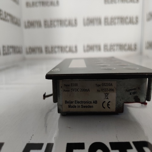 Beijer Electronics E100 03210a Operator Panel