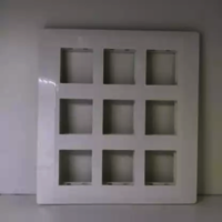 एंटिस व्हाइट 18 मॉड्यूल प्लेट आयाम (L*W*H): 24X1X24 सेंटीमीटर (Cm)