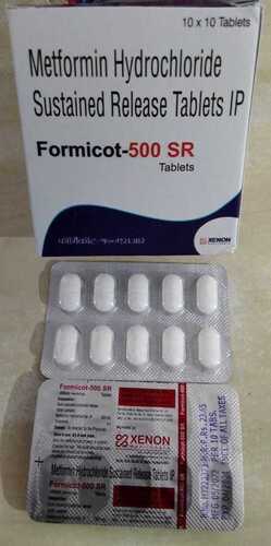 मेटफोर्मिन हाइड्रोक्लोराइड सस्टेन्ड रिलीज़ टैबलेट IP