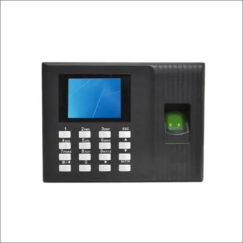 Black Fingerprint Biometric Time Attendance System