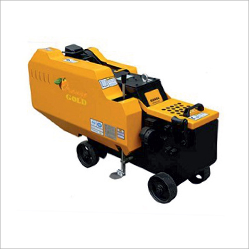 Yellow & Black Bar Cutting Machine