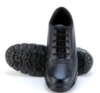  पुरुषों के काले चमड़े के सुरक्षा जूते 