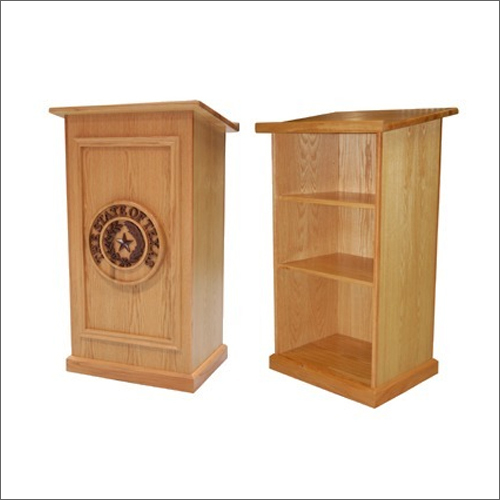 Eco-Friendly School Wooden Podium