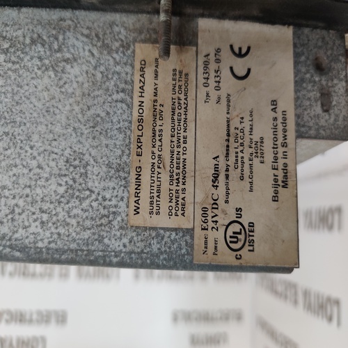 Beijer Electronics E600 04390a Hmi