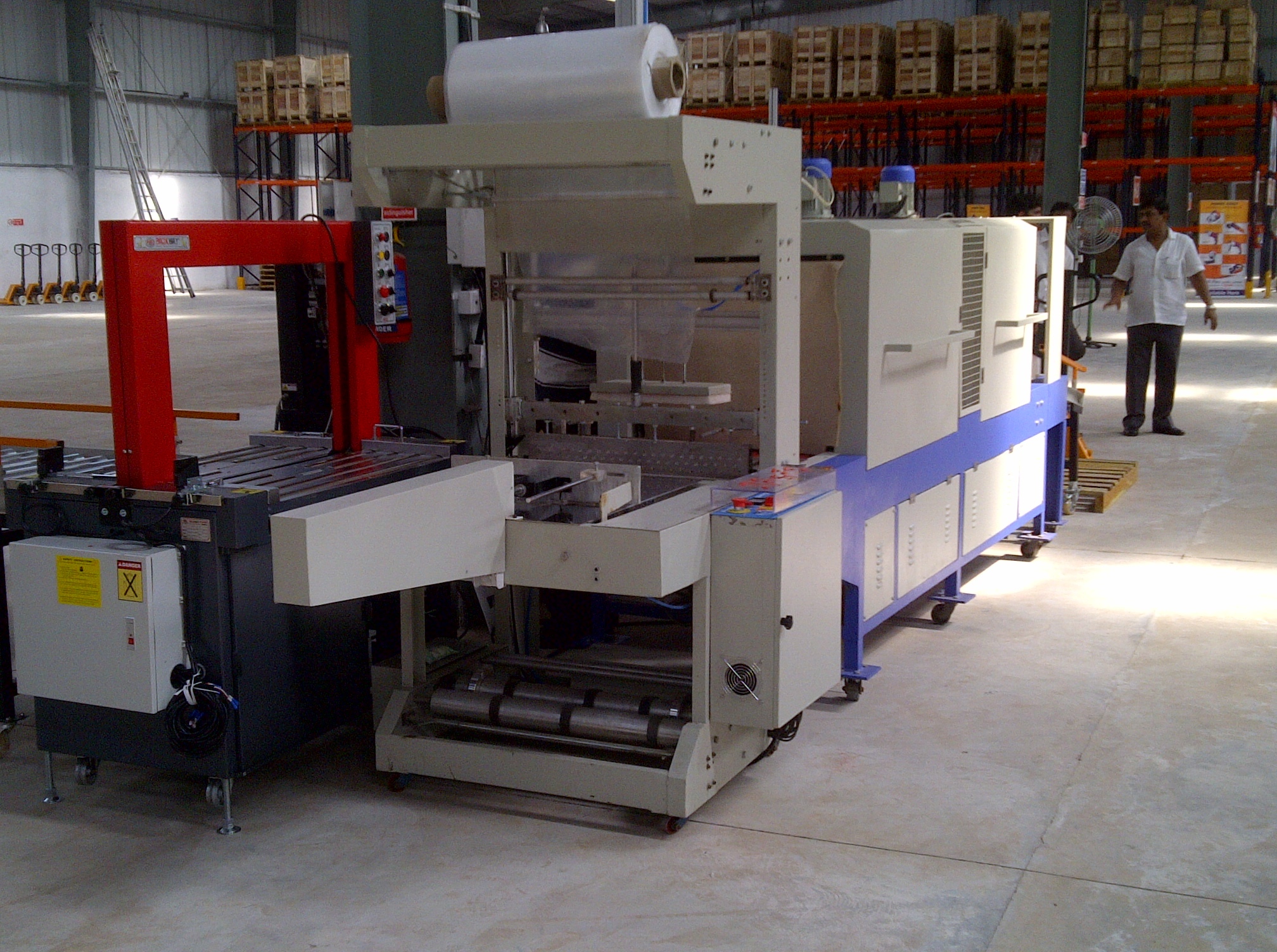 Fully Automatic Web Sealer With Shrink Wrapping Machine - Capacity: 60 Pcs/min