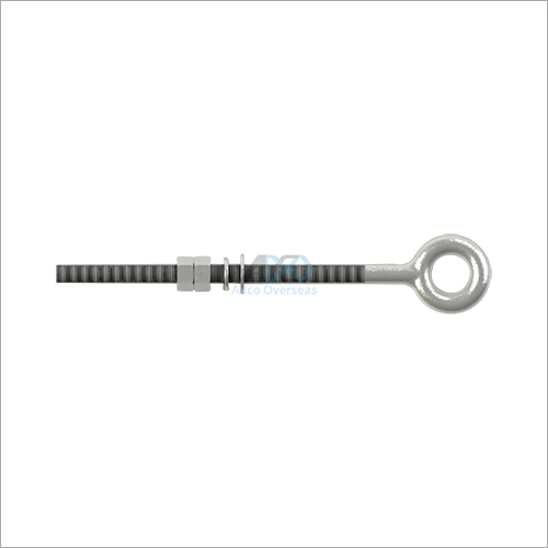 Eye Bolt - Steel Round Eye, Gray Color - Industrial Application, 1 Year Warranty