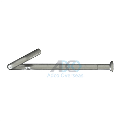Ball Ended Hook - Polished Metal, Gray Finish, 1-Year Warranty, Ideal for Industrial Applications