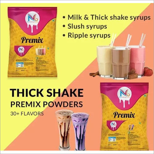 Available Many Flavours Ripple Syrups Thick Shake Premix Powder