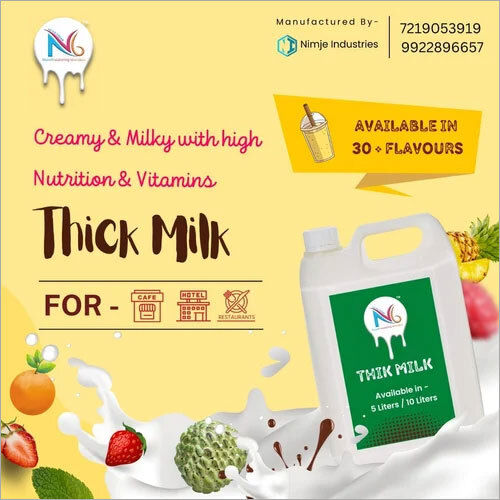 Nutrition Thick Milk 10litre Shelf Life: 12 Months