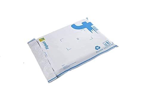 Flipkart Printed Plastic Bag - 14ã17 Inch | White And Blue Color Ideal For Shopping And Storage