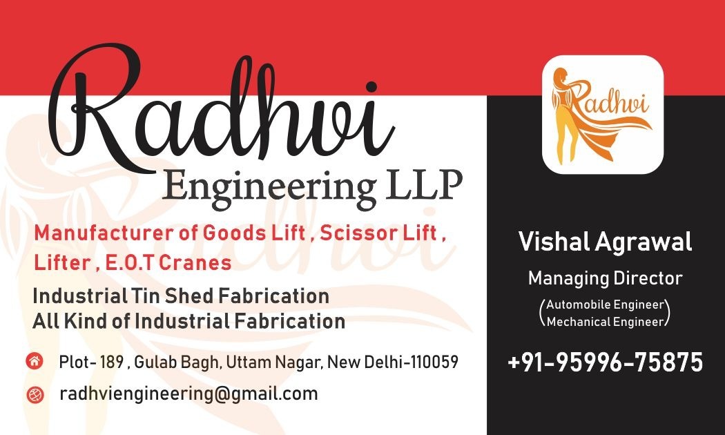 Goods Lift 500 Kg/ 1000 Kg/ 1500 Kg /2000 Kg - Material: Iron